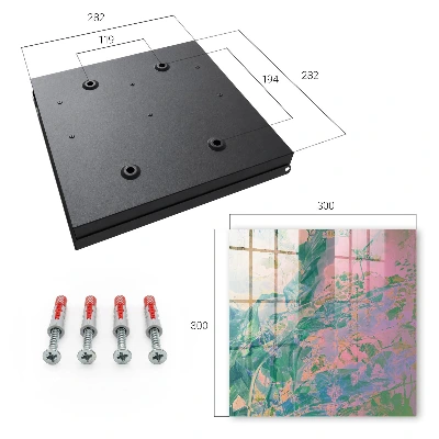 Caja de llaves Abstracción de plantas