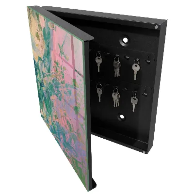Caja de llaves Abstracción de plantas