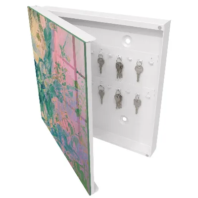 Caja de llaves Abstracción de plantas