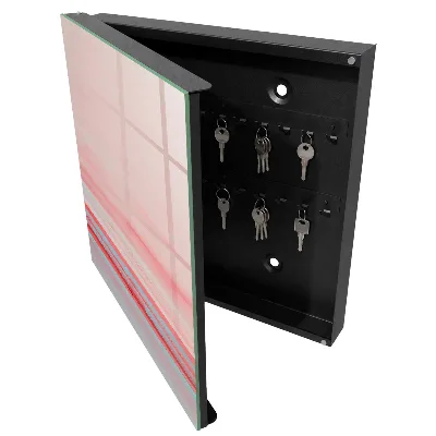 Caja de llaves Rayas pastel