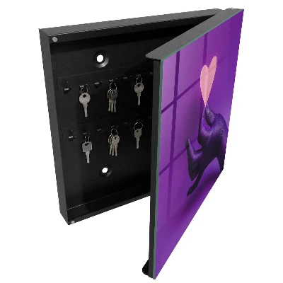 Caja de llaves Amor púrpura