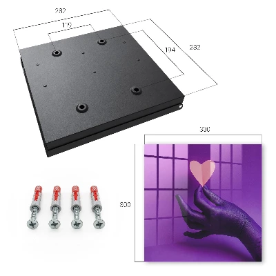 Caja de llaves Amor púrpura