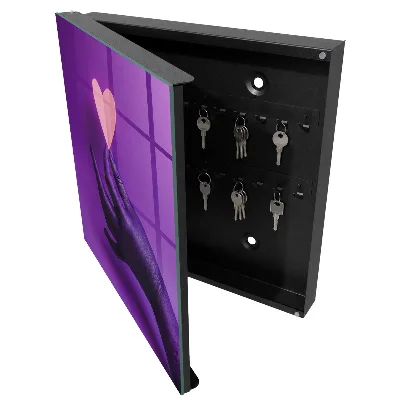 Caja de llaves Amor púrpura