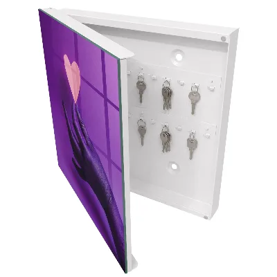 Caja de llaves Amor púrpura