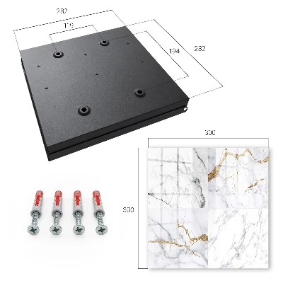 Caja de llaves Patrón de mármol