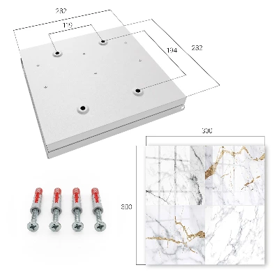 Caja de llaves Patrón de mármol