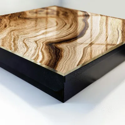 Armario llaves de pared Ondas de madera
