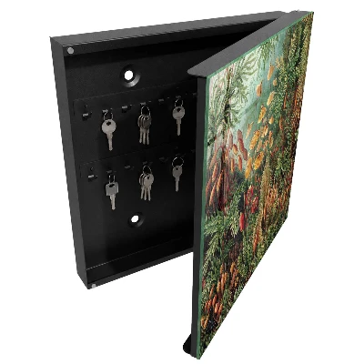 Caja de llaves Hojas verdes