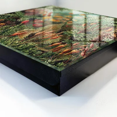 Caja de llaves Hojas verdes