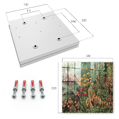 Caja de llaves Hojas verdes