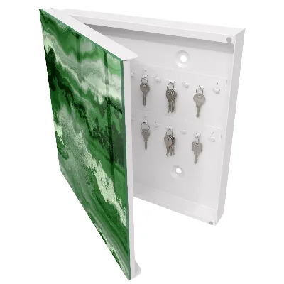 Armario llaves de pared Estructura verde