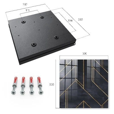 Armario llaves de pared Estructura geométrica