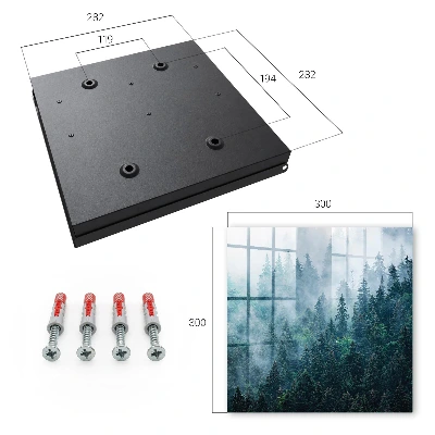Caja de llaves Bosque verde