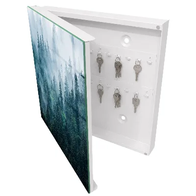 Caja de llaves Bosque verde