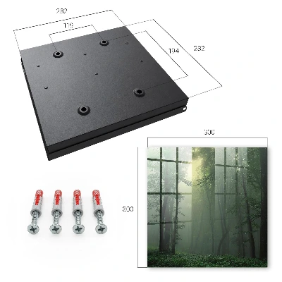 Armario llaves de pared Niebla forestal
