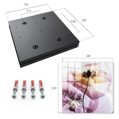 Armario llaves de pared Elegancia floral