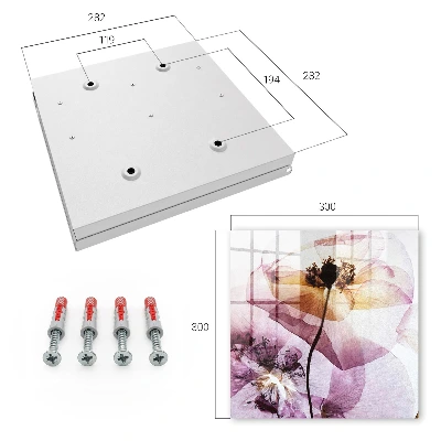 Armario llaves de pared Elegancia floral