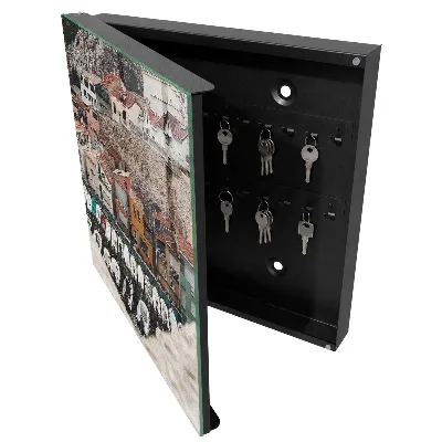 Caja de llaves Un pueblo costero