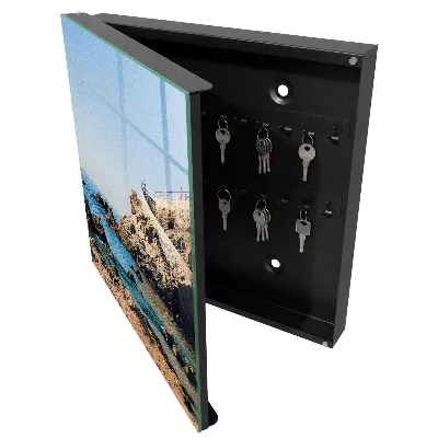 Caja de llaves Paisaje costero