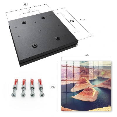 Caja de llaves Rocas y agua