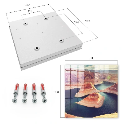 Caja de llaves Rocas y agua