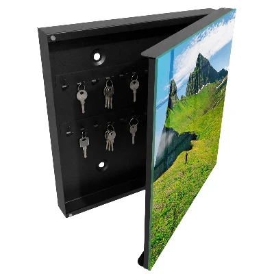 Armario llaves de pared Montañas verdes