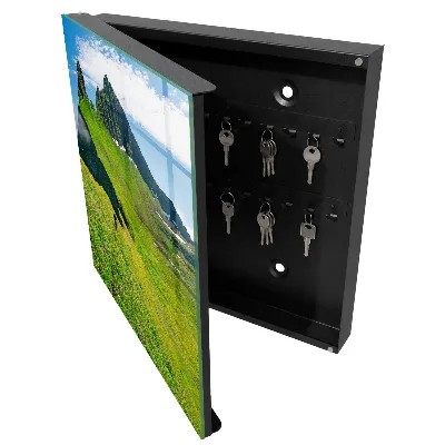 Armario llaves de pared Montañas verdes
