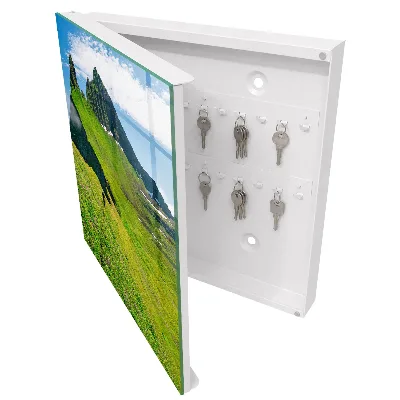 Armario llaves de pared Montañas verdes