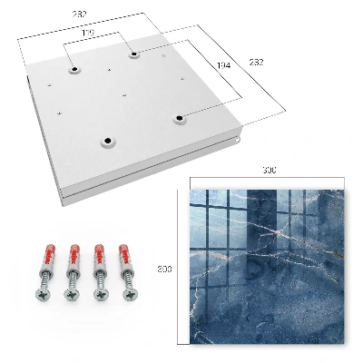 Caja de llaves Mármol azul