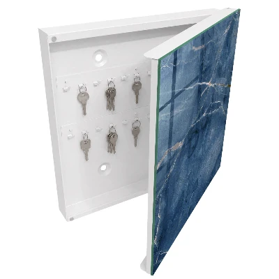 Caja de llaves Mármol azul