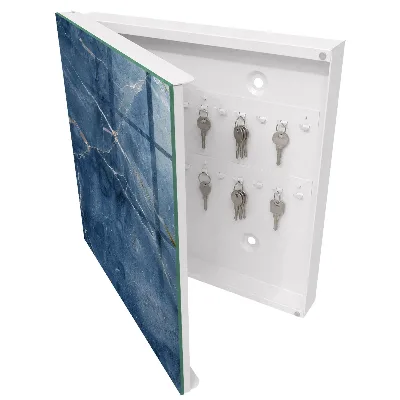 Caja de llaves Mármol azul
