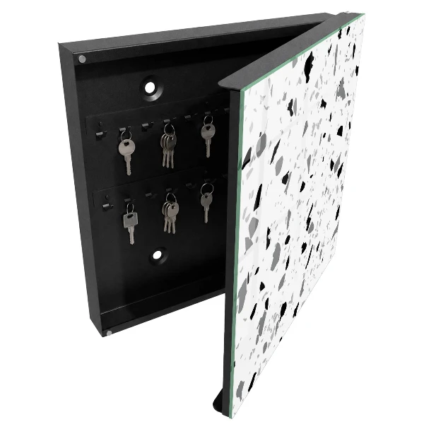 Caja de llaves Terrazo monocromático