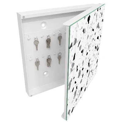 Caja de llaves Terrazo monocromático