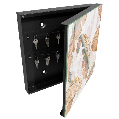 Caja de llaves Hojas delicadas