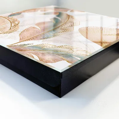Caja de llaves Hojas delicadas