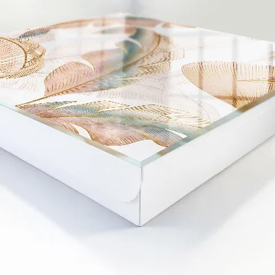 Caja de llaves Hojas delicadas