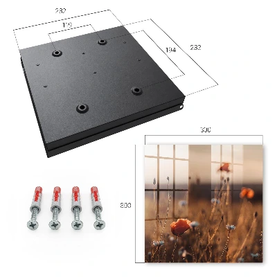 Caja de llaves Campos de amapolas