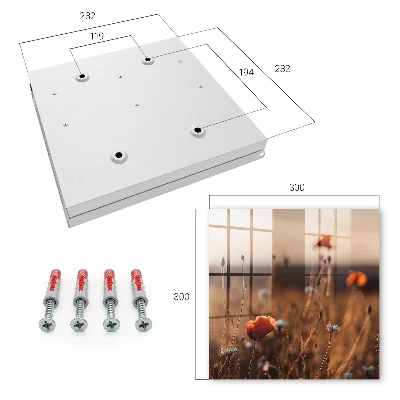 Caja de llaves Campos de amapolas