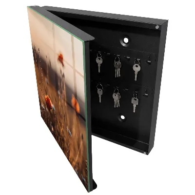 Caja de llaves Campos de amapolas