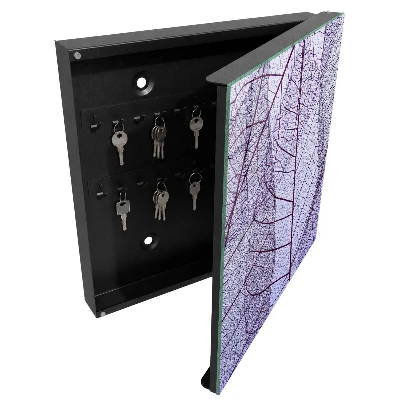 Armario para llaves de pared con estructura de hoja