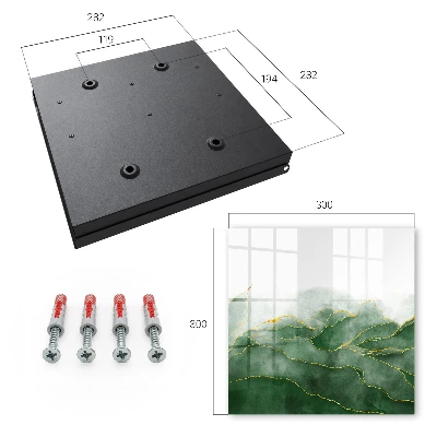 Caja de llaves Colinas verdes