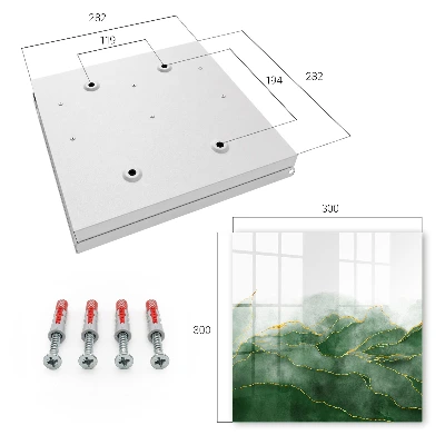 Caja de llaves Colinas verdes