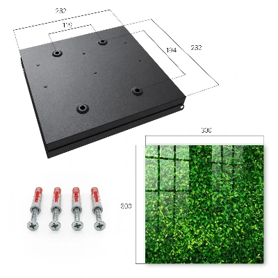 Armario llaves de pared Jardín verde