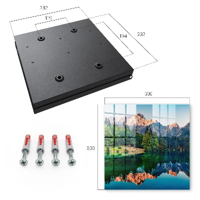Caja de llaves Paisaje de montaña