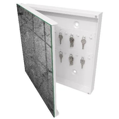 Armario llaves de pared Piedra gris