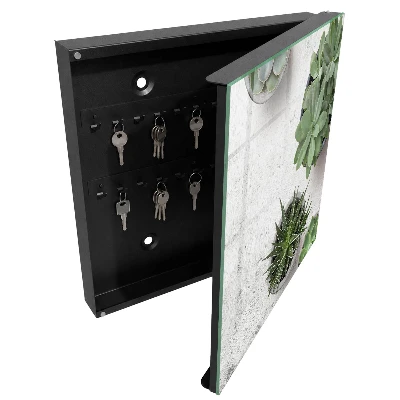 Armario llaves de pared Suculentas verdes