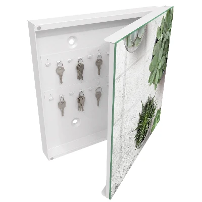 Armario llaves de pared Suculentas verdes
