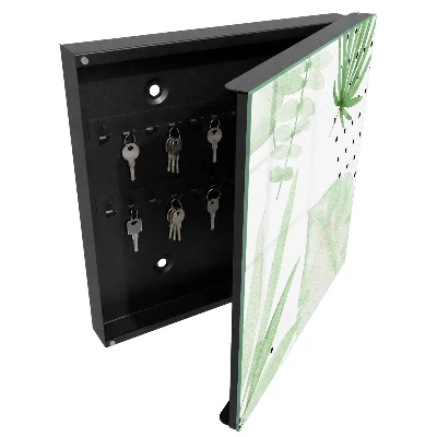 Caja de llaves Hojas verdes