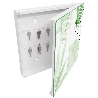 Caja de llaves Hojas verdes