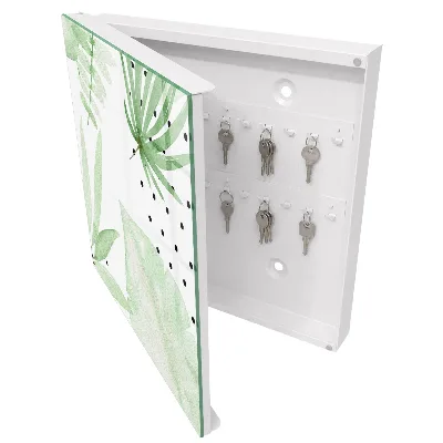 Caja de llaves Hojas verdes